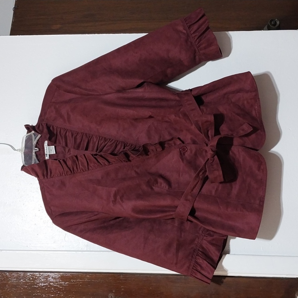 NYCARD COLLECTION Burgundy Jacket .size 16W